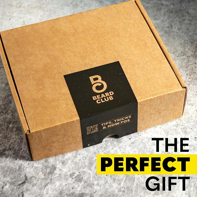 Beard Club Mens Grooming Kit, Beard Kit for Men - Style, Moisturize and Grow a Healthier Beard - Straight Edge Razor, Beard Shampoo, Cedar Beard Balm and Beard Oil, Boar Bristle Beard Brush - Gift Kit