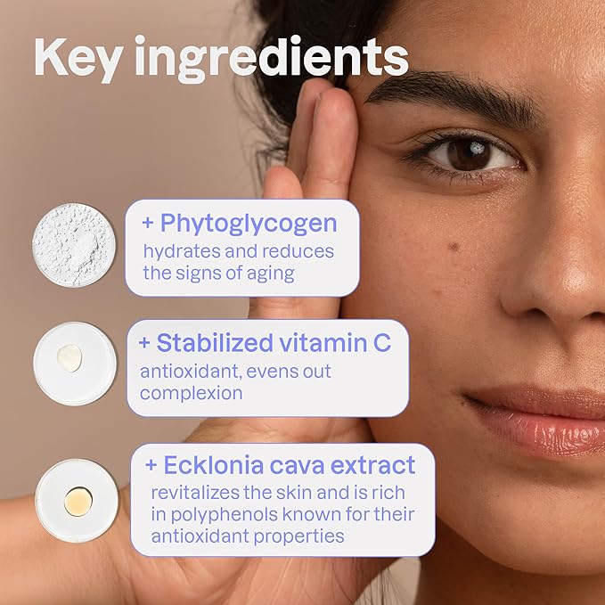 ATTITUDE Oceanly Eye Cream Stick, EWG Verified, Plastic-free, Plant and Mineral-Based Ingredients, Vegan and Cruelty-free Beauty Products, PHYTO GLOW, Unscented, 0.3 Ounce