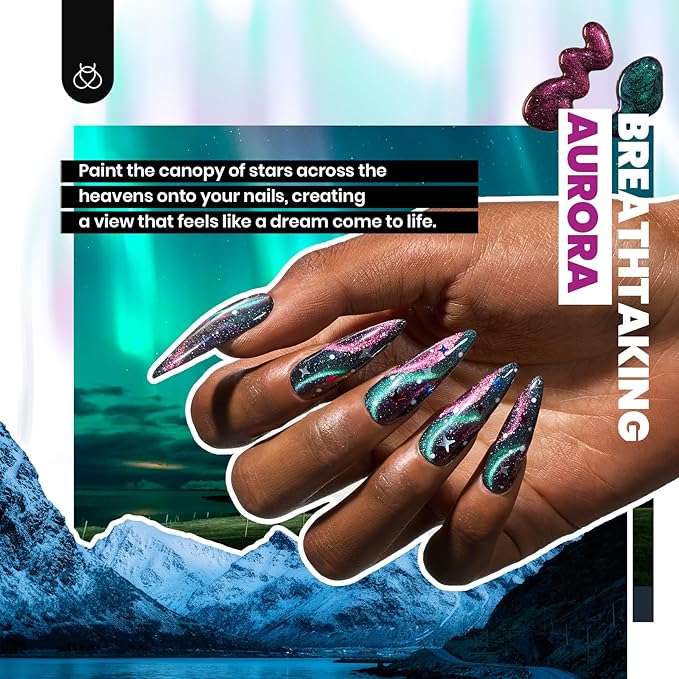 Beetles Summer Gel Nail Polish Set, 53pcs Neon Polish Kit, 36 Colors Green Red Orange Glitter Pastel Cat Eye Uv Gel Polish, All Season Travel Diary Manicure Tools Gift for Women