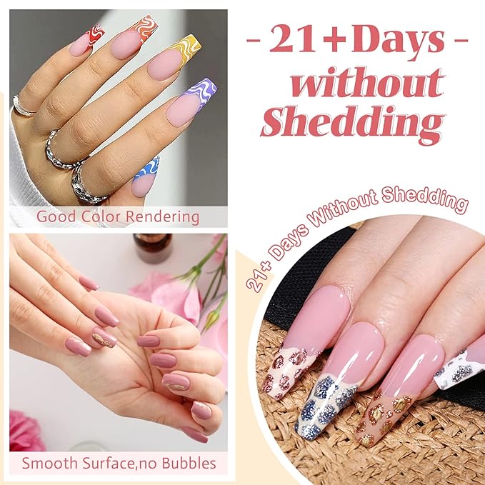 Gel Nail Polish Set Manicure Palette, 16 Colors Popular Classic Solid Gel Polish Pudding Gel Soak Off LED Nail Art Kit Salon DIY Home, with Pro Nail Brush