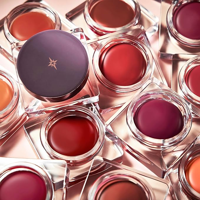 Sinful Lip N Cheek Mousse Tint - Powder Matte Blush for Cheeks and Tinted Lip Balm - 2 in 1 Weightless Formula - 005 Grape Wave - 0.14 oz