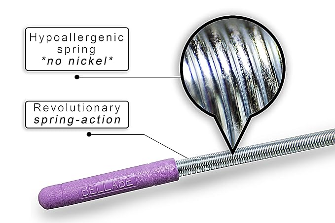 Set of 2 Bellabe Facial Hair Removers – Assorted Colors | Made in USA | Quick & Easy Hair Removal for Upper Lip, Chin, Cheeks, Neck Area, & Sideburns