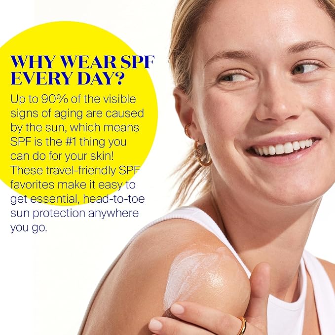 Supergoop! SPF Bestsellers Starter Set - Includes PLAY Everyday Lotion SPF 50 (1 fl oz), Unseen Sunscreen SPF 40 (0.5 fl oz) & Glowscreen SPF 40 (0.5 fl oz)