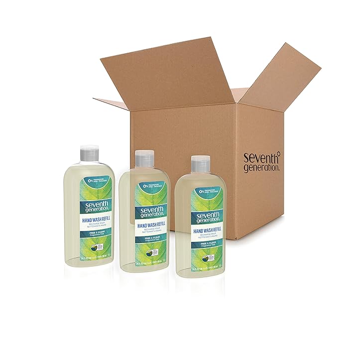 Seventh Generation Hand Wash Refill, Free & Clean Unscented, 24 fl oz