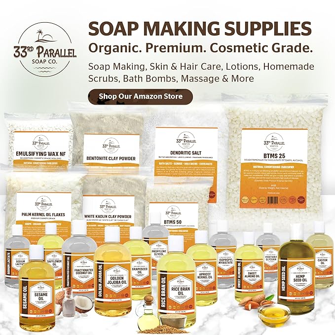 ISOPROPYL Myristate (16 oz) Natural Plant Derived Cosmetic Grade IPM for Soap Making, Fragrances, Shampoo, Creams & Lotion, Makeup & Adhesive Remover, Antiperspirants & Deodorants | 16 Ounces