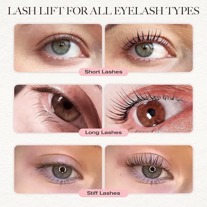 LASHVIEW Lash Lift Kit, Eyelash Perm Kit, Professional Eyelash Curling Lash Extension Set,Lash Curling, Semi-Permanent Curling Perming Wave Suitable For Salon