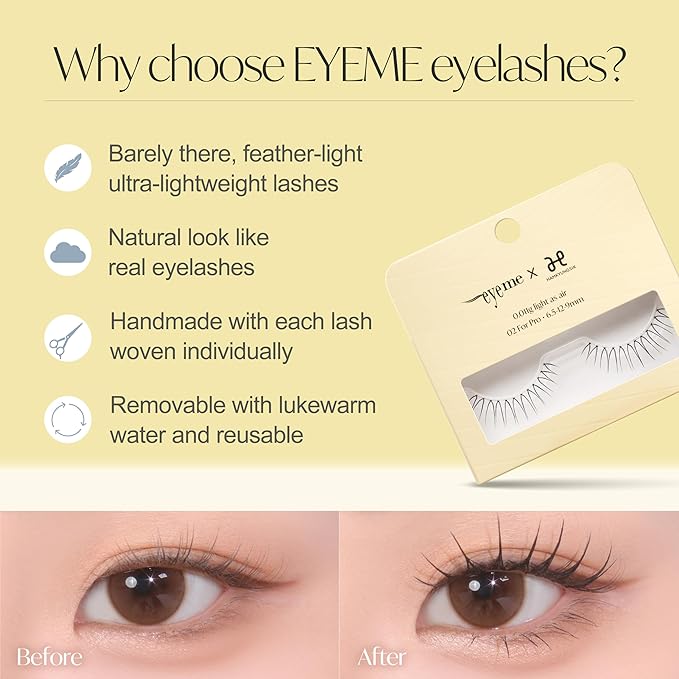 Eyelash x Artist Collaboration NO.02 – 5 Set Pack, Lightweight False Eyelashes, Wispy Lashes for a Flawless Natural Look, Perfect for Daily Wear & Comfortable Fit, K-Beauty