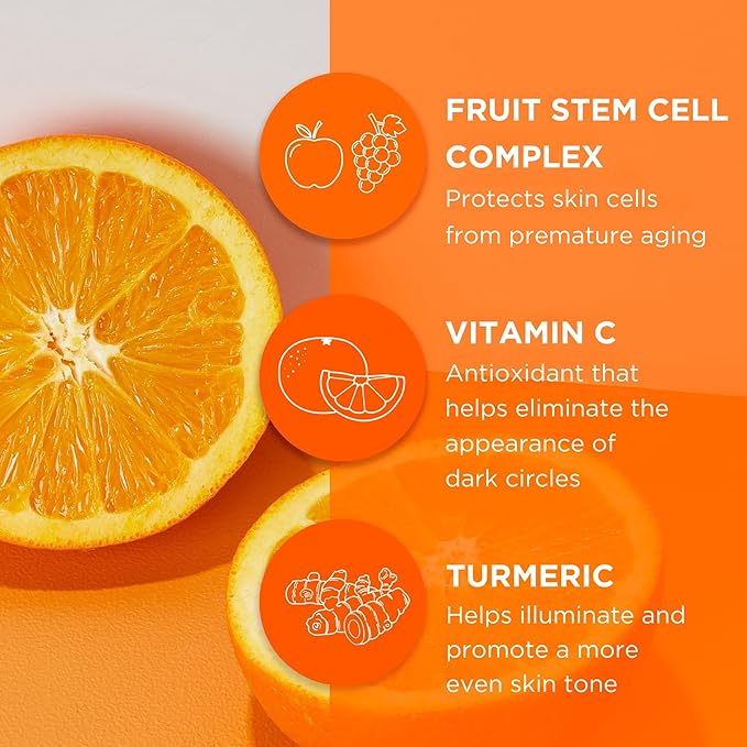 Andalou Naturals Instant Brighten and Tighten Hydro Serum Facial Mask, Single Face Mask, 0.6 Ounce (Pack of 6)