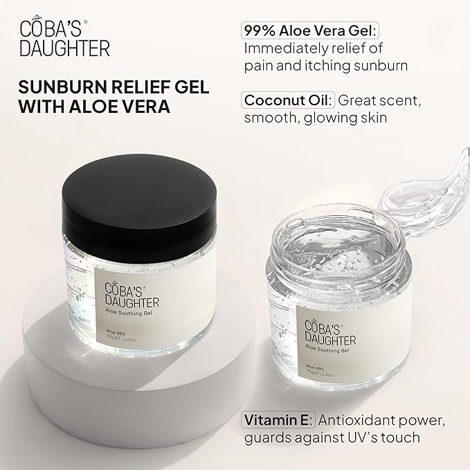 COBA'S DAUGHTER 3-Piece Body Care Gift Set | Mother's Day Gift set| Honey Turmeric Scrubs & Almond Orange Scrubs | Soothing Aloe Vera Gel| Shower Therapy for Women| Travel Size Beauty