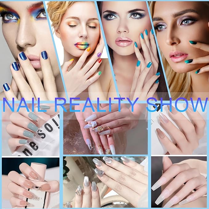 4Pcs Acrylic Nail Brushes Set, Kolinsky Hair Acrylic Nail Art Brush, Art Design & Polish Mistake Cleaning Manicure Tools for Women Acrylic Application (Size 6 8 12 16)