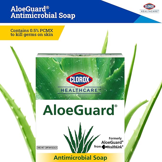Clorox Healthcare AloeGuard Antimicrobial Soap, 27 Fl Oz Refill Pouch | Washes Germs on Skin