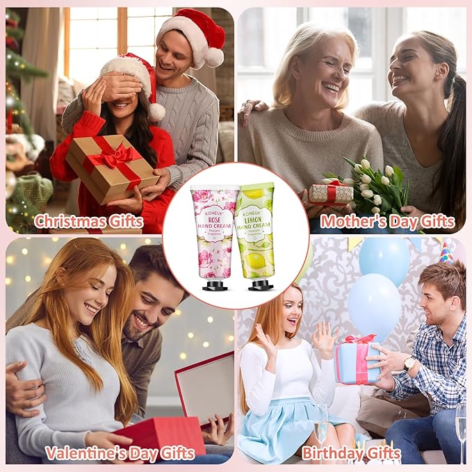 80 Pack Hand Cream Set for Dry Cracked Hands, Bulk Hand Lotion Travel Size for Mothers Day Gifts, Mini Hand Cream for Teacher Appreciation Gifts, Thank You Gifts and Nurses Week Gifts