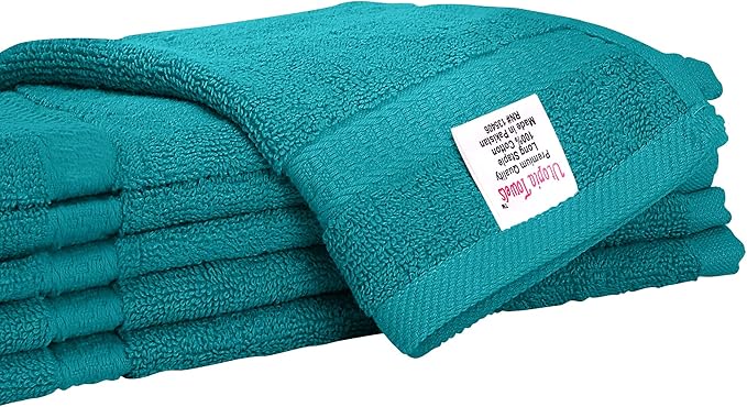 Utopia Towels 12 Pack Premium Wash Cloths Set, 12 by 12 Inches, 100% Cotton Ring Spun, Highly Absorbent and Soft Feel Essential Washcloths for Bathroom, Spa, Gym, and Face, Burgundy