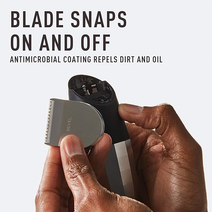 Bevel Trimmer Razor Blades Set - Square & T Blade Trimmer for Face, Head & Body