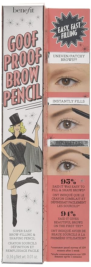 Benefit Goof Proof Brow Pencil Super Easy Eyebrow Shaping and Filling Tool - Shade 4