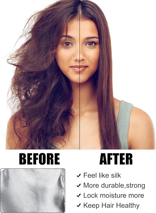 6 Pcs Satin Lined Scrub Caps Women Nurse Surgical Hat with Buttons Ponytail Working Adjustable Pouch Tie Back