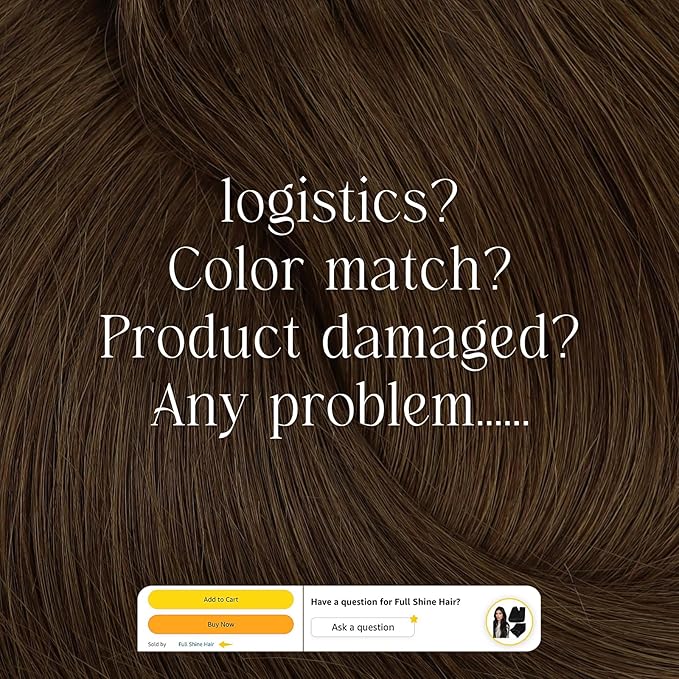 Full Shine Brown Clip in Hair Extensions Thick Golden Brown Hair Extensions Clip ins Real Human Hair Clip in Extensions Natural Hair for Women 16 Inch 7 Pcs 135 G