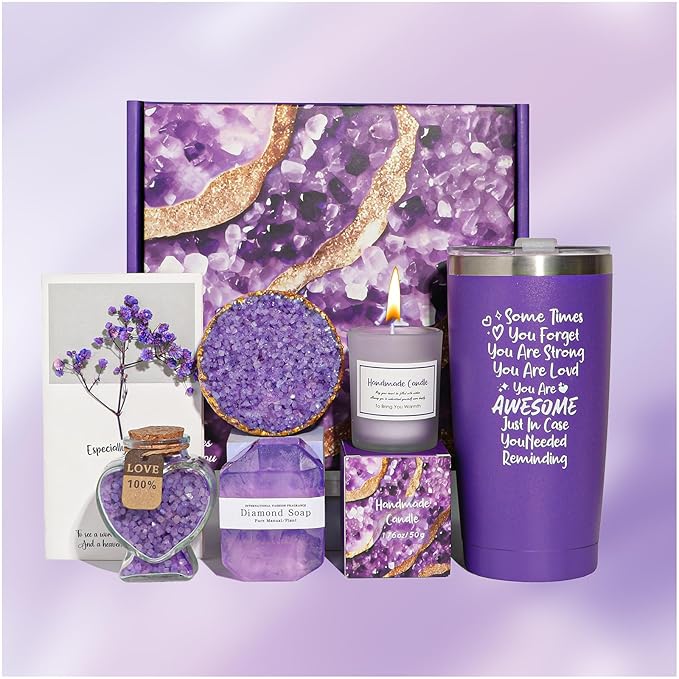 Birthday Gifts for Girlfriend, Birthday Gifts for Women, Shower Set for Best Friends Female Women Sister Mom Wife Her Coworker