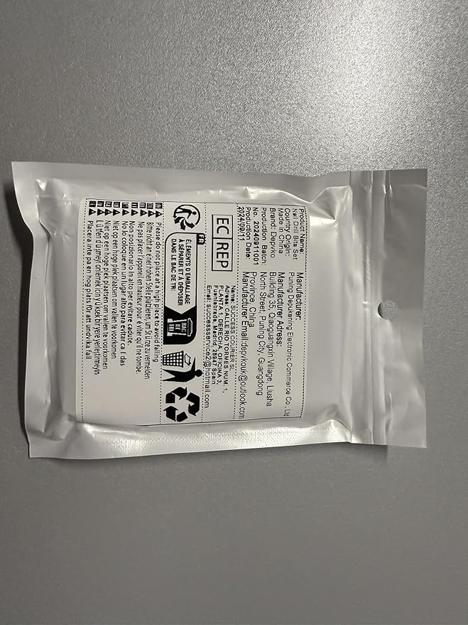 Depvko 13PC Nail Drill Bits Set, Drill Bits for Nails, 3pcs Tungsten Carbide Drill Bits+ 3pcs Ceramic Efile Nail Drill Bits+ 6pcs Cuticle Drill Bits+ 1pcs Brush, 3/32 inch Nail Bits for Nail Drill