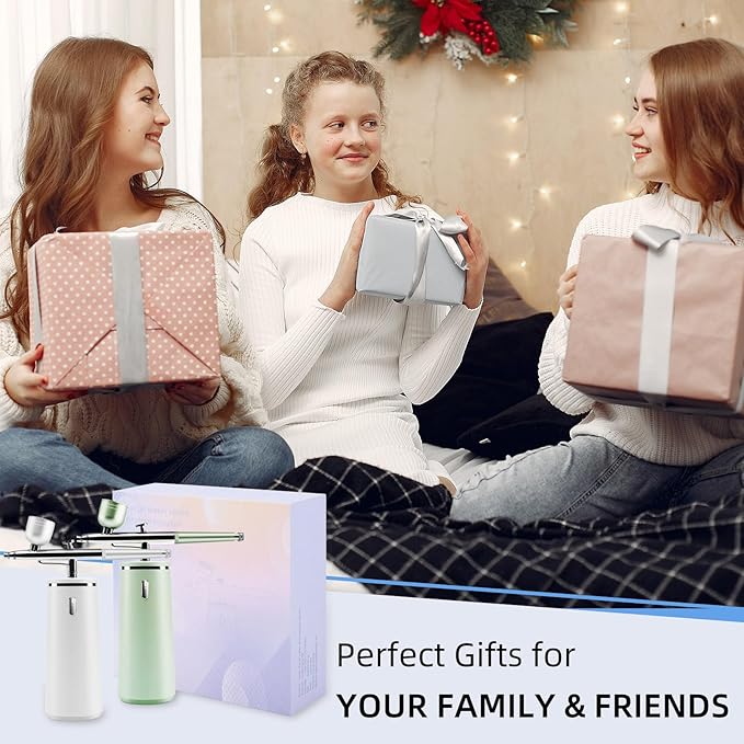 Nano Facial Steamer - Rechargeable & Portable High Pressure Face Oxygen Sprayer Machine, 0.3mm Nozzle Micro Mist Skin Hydrator, Essential Water Infusion Facial Spa Treatment, White