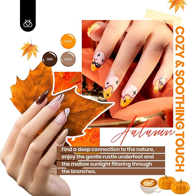 Beetles Gel Polish 44 PCS Gel Nail Polish Set 36 Colors Gel Nail Polish with Base Coat Glossy Matte & Glitter Gel Top Coat Neon Orange Jelly Blue Nude Vivid Seasons Gifts for Women