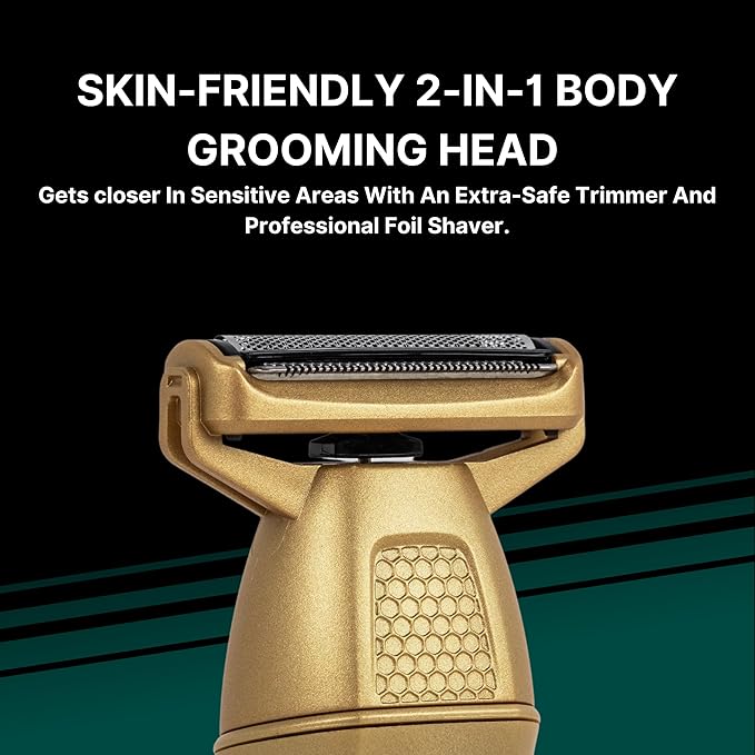 Conair Men All-in-One Trimmer for Men - Nose Hair, Beard, Mustache, Body Hair Trimmer - 19 Piece Men's Grooming Kit for Manscaping- Showerproof - Rechargeable