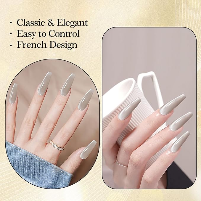 Adhere 5pcs 12ML Cat Eye Gel Nail Polish with Magnet, Smooth Wide Cat Eyes Delicate Moonlight White Ceramic Crystal Transparent Color Pink Brown Gel Polish