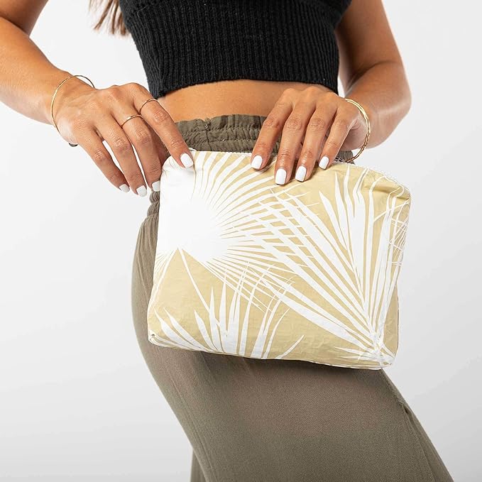 ALOHA Collection Small Pouch | Lightweight, Packable, and Splash-Proof Makeup Pouch | Easy to Clean