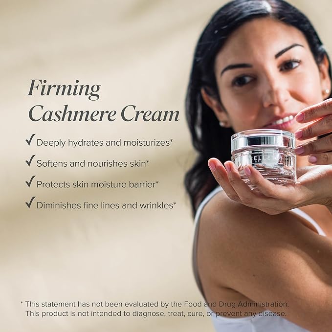Isagenix Celletoi® Firming Cashmere Cream - Hydrating, Soothing, Dermatologist Tested - Gentle on Skin, Cruelty Free, Vegan - Infused with Hyaluronic Acid and Ceramides - Leaping Bunny Certified
