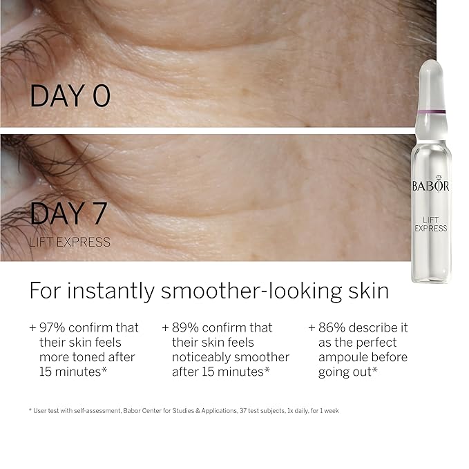 BABOR Travel Size 3 Piece Ampoule Concentrate Set, Hydra Plus Ampoule, Multi Vitamin Ampoule, Lift Express Ampoule, Skincare Set