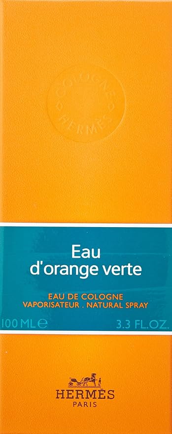 Eau d'Orange Verte by Hermes for Men 3.3 oz Eau de Cologne Spray