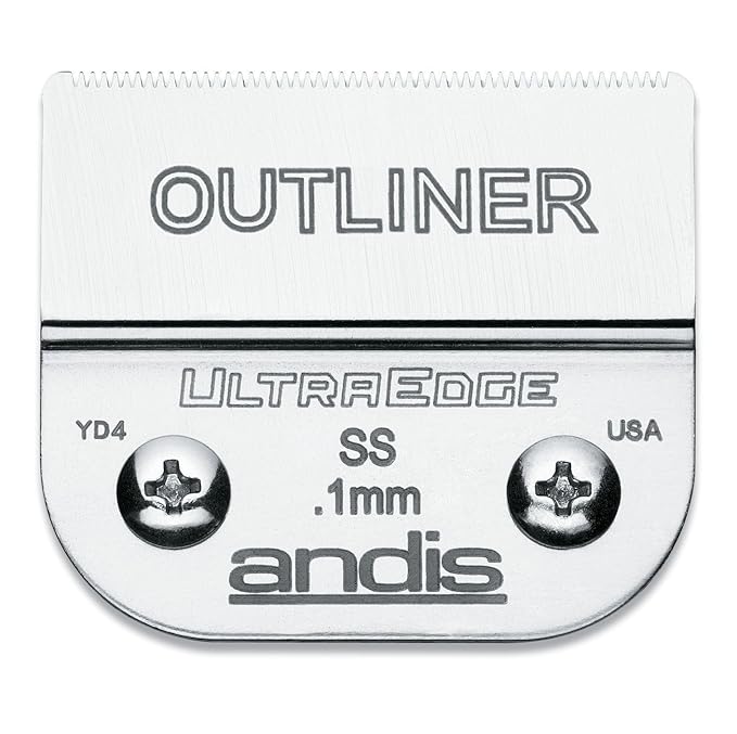 Andis 64160 UltraEdge Carbon-Infused Steel Detachable Outliner Blade, .1mm Cut Length