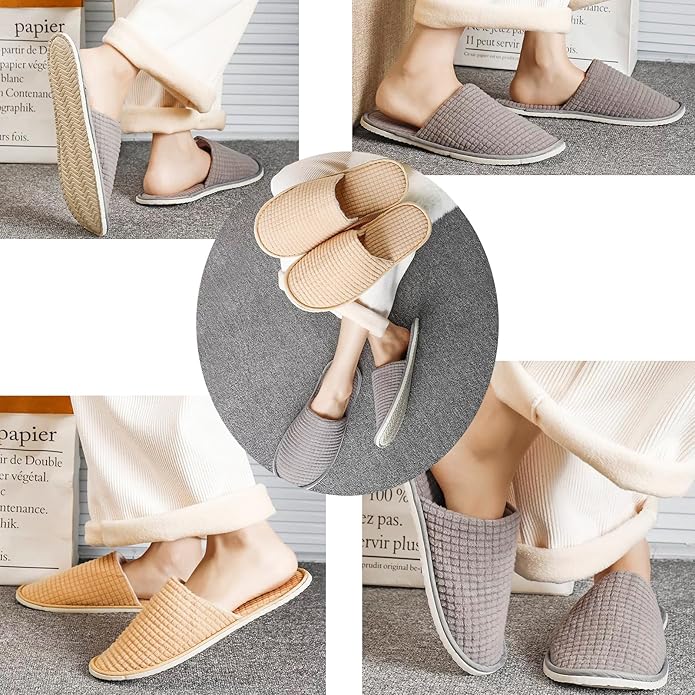 Pairs Spa Slippers, Non Slip Disposable Slippers For Guest, Washable Reusable, Which Can Be Used As Women Men, House, Indoor, Bathroom, Bedroom, Hotel, Bride Slippers