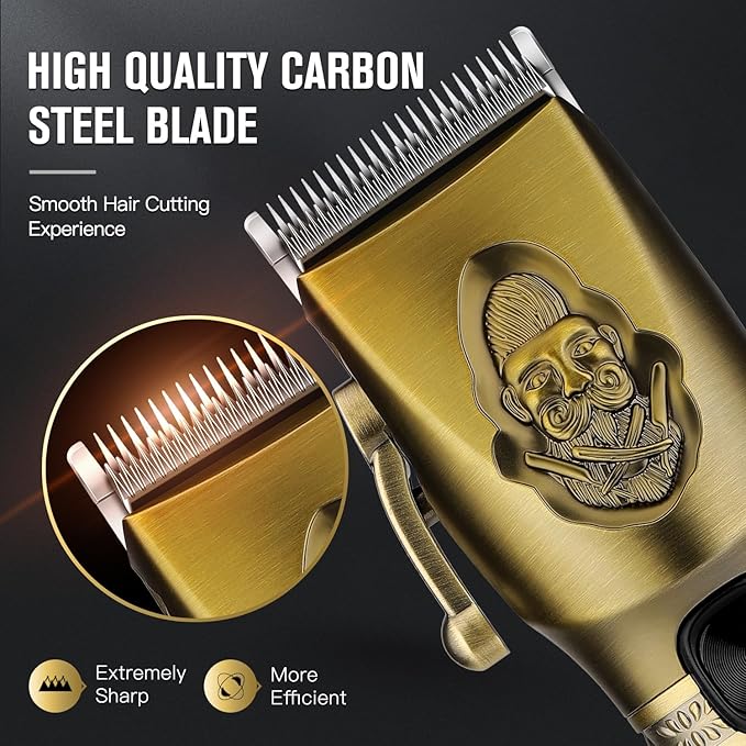 Suttik Professional Hair Clippers Trimmer Shaver Set for Men, Electric Razor Foil Shavers Combo Set of 3, Barber Kit Hair Cutting Kit, Gift for Men