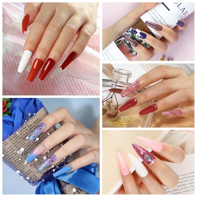 COSCELIA 53pcs Gel Nail Polish Kit with U V light and Drill Starter Kit 35 Colors Gel Nail Polish with 5pcs Top Base Coat Nail Art All Seasons Professional Gel Manicure Kit DIY at Home Gifts for Women
