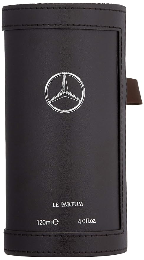 Mercedes-Benz - Le Parfum - Irresistible Fragrance For Men - Wood And Leather Scent - For Dynamic, Leading Personalities - Pink Pepper, Bergamot, Violet Leaves, Amber Notes - Eau De Parfum - 4 Fl Oz
