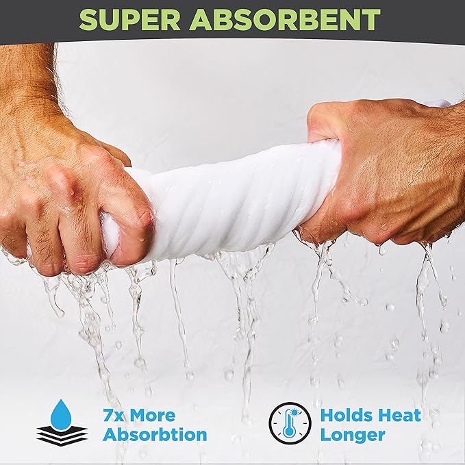 Premium Microfiber Towels - 5 Pack Ideal for Estheticians, Barbers, Salons Extra Thick, High Absorbency, Professional