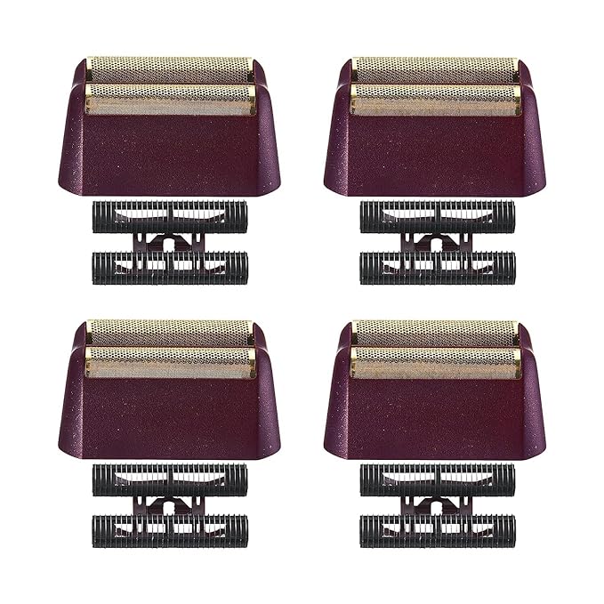 Replacement Heads for Men, 5 Star Series Finale Razor Replacement Foil and Bar Assembly Compatible with wahl Foil 7031-100,7043-100 Shave Replacement Head, 4 Packs (Red)