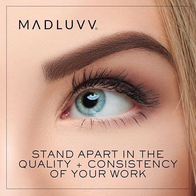 MADLUVV Nano 14u Professional Brow Artistry Pens for Flawless Eyebrows, Premium Pens for Pigment Ink, 18mm Sterile Disposable Micro Brow Sharp – 10 Pack