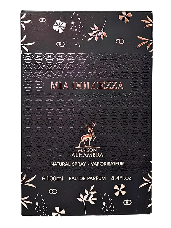 Maison Alhambra Mia Dolcezza for Women Eau de Parfum Spray, 3.4 Ounce / 100 ml