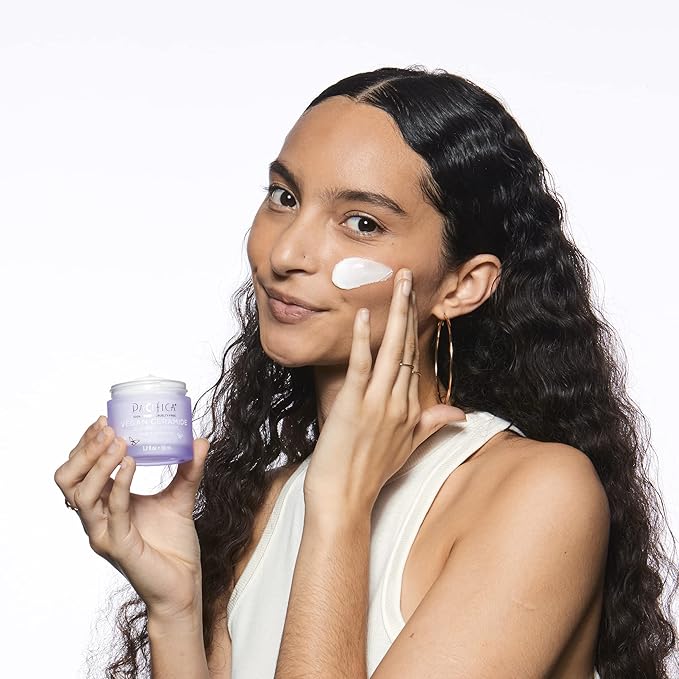 Pacifica Face Cream - Vegan Ceramide Barrier Cream w/Niacinamide & Shea Butter - Hydrating Daily Face Moisturizer Fragrance Free for Sensitive Skin, Vegan, Clean Beauty Allergy & Dermatologist Tested
