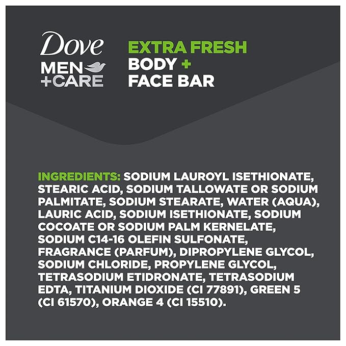 Dove Men + Care Extra Fresh bar Soap (14/4 Oz Net Wt 56 Oz),, ()