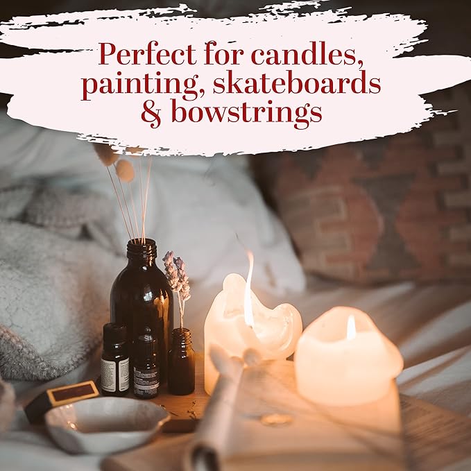 Better Shea Butter Bees Wax for Candle Making | Raw Beeswax for Candles, Food Grade | 100 Pure Beeswax Bar For Lotion Making and Lip Balms Making | 1 lb (16 oz)