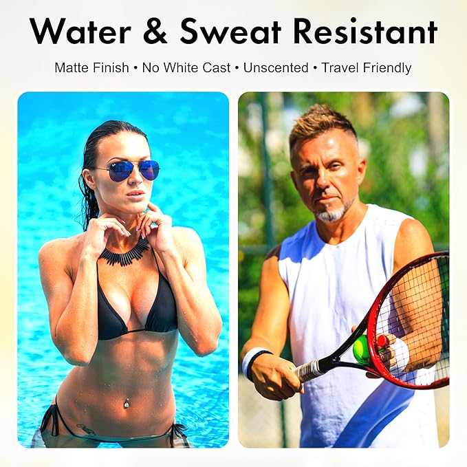 4 In 1 Sunscreen 2oz(60ml) | SPF50 Sunblock + Moisturizer + Anti-Aging + Antioxidant | Face&Body Sensitive Skin | Made in France