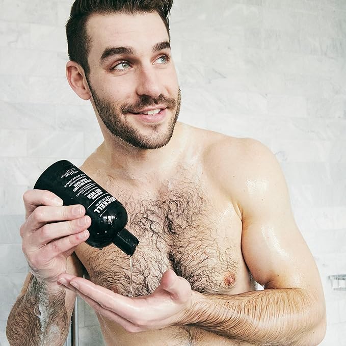 Brickell Men's Invigorating Mint Body Wash for Men, Natural and Organic Deep Cleaning Shower Gel with Aloe, Glycerin, and Jojoba, Sulfate Free