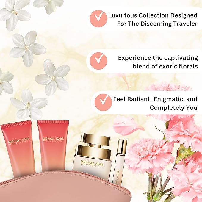 Michael Kors Wonderlust Perfume for Women 4 Piece Gift Set