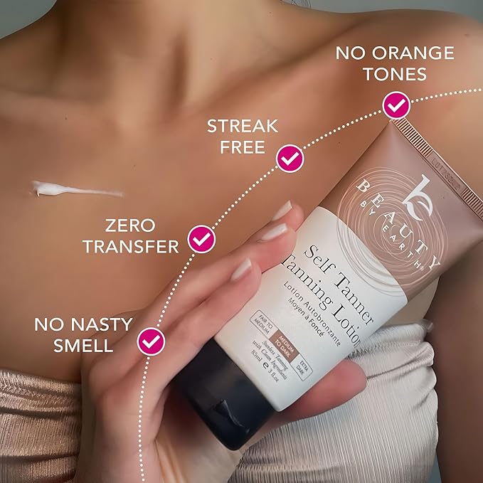 Self Tanning Lotion - Travel Size Tanner for Sunless Tan with Organic & Natural Ingredients