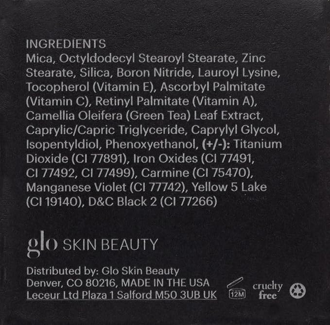 Glo Skin Beauty Eye Shadow in Eclipse - Deep Matte Black - 12 Shades - Cruelty Free Mineral Makeup