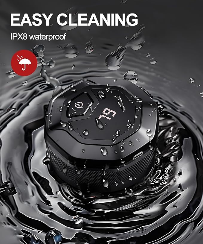 Head Shavers for Bald Men，10000 RPM High Speed 6D Magnetic Electric Razor for Fast Shaving, IPX8 Waterproof, Hypoallergenic Wet/Dry Shaving Razor with LED Display and Organizer