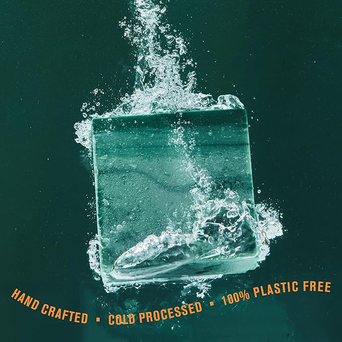 Every Man Jack Cold Plunge Mens Bar Soap - Yosemite Falls Scent with notes of Earthy Eucalyptus and Invigorating Pine - Deeply Cleans, Hydrates with Naturally Derived Ingredients - 5oz 2 Pack